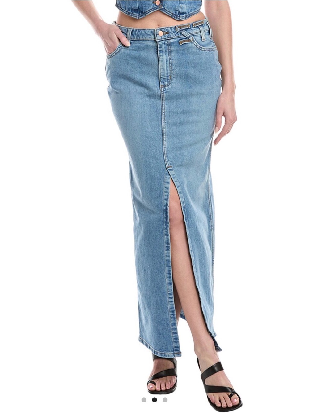 Staud Womens Wrangler The Maxi Skirt